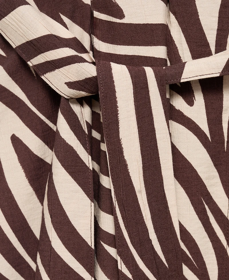 Mango Women's Printed Shirt Dress
