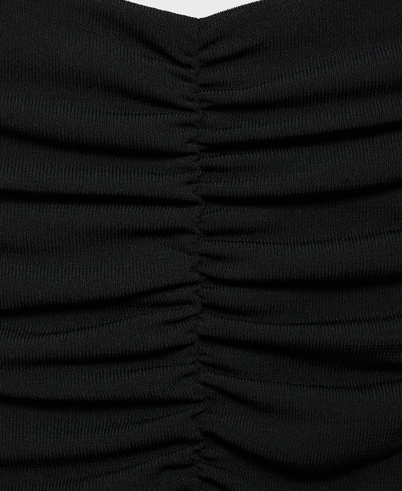 Mango Women's Gathered Midi-Dress