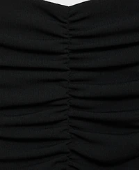 Mango Women's Gathered Midi-Dress