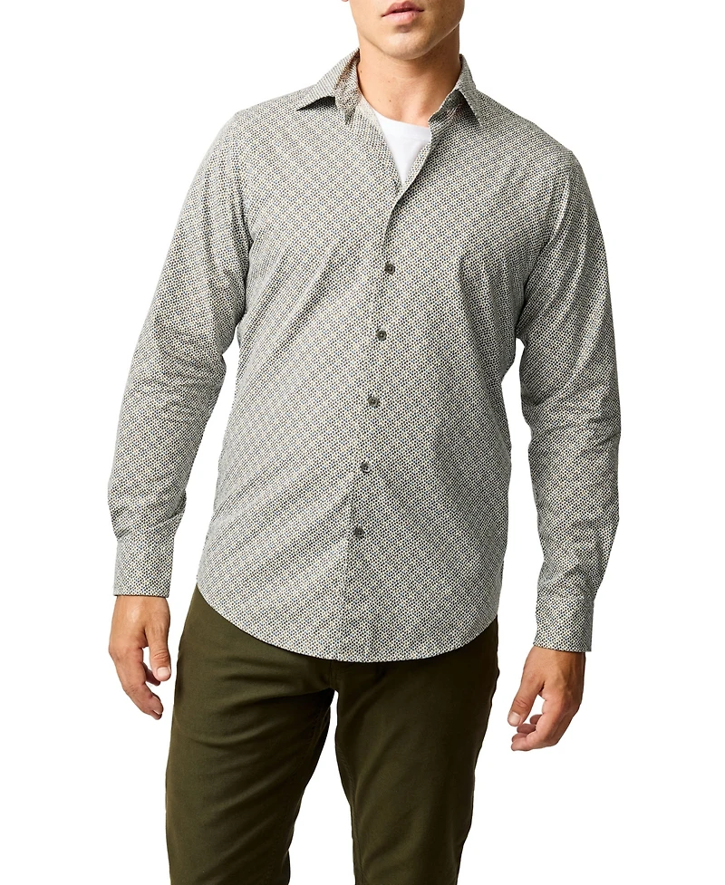 Rodd & Gunn Men's Henderson Valley Long Sleeve Slim Fit Shirt