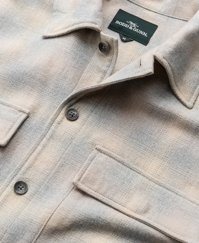 Rodd & Gunn Men's Grey Town Long Sleeve Shirt