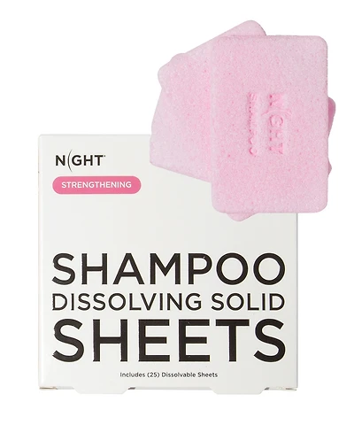 Mess Free Shampoo Sheets, Instantly Dissolves, 25 Washes
