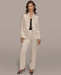 Donna Karan New York Women's Novelty One-Button Blazer