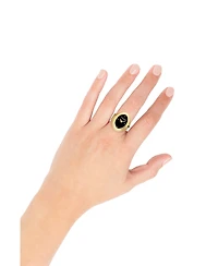 Coach Women's Sammy Gold Tone Stainless Steel Ring Watch, 18mm