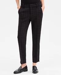 Liverpool Los Angeles Women's Gemma Plaid Jacquard Knit Pants
