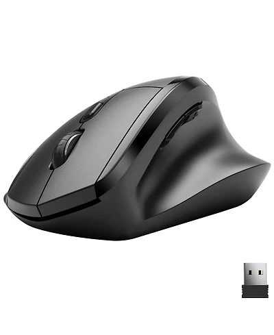 Delton S30 Ergonomic Wireless Optical Mouse, 3 Adjustable Dpi (DMERGS30-wb)