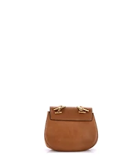 Pre-Owned Chloe Small Drew Patchwork Crossbody Bag Studded Leather with Suede