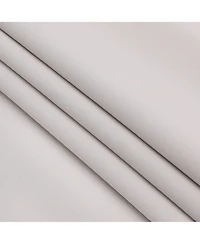Kate Aurora 2 Piece Solid Colored Room Darkening Grommet Top Thermal Window Curtain Panels - 50" x 45" Light Beige