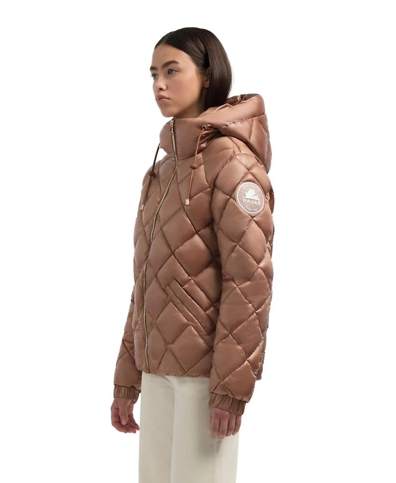 Pajar Women's Skylynn Diamond Quilted Boxy Puffer Jacket