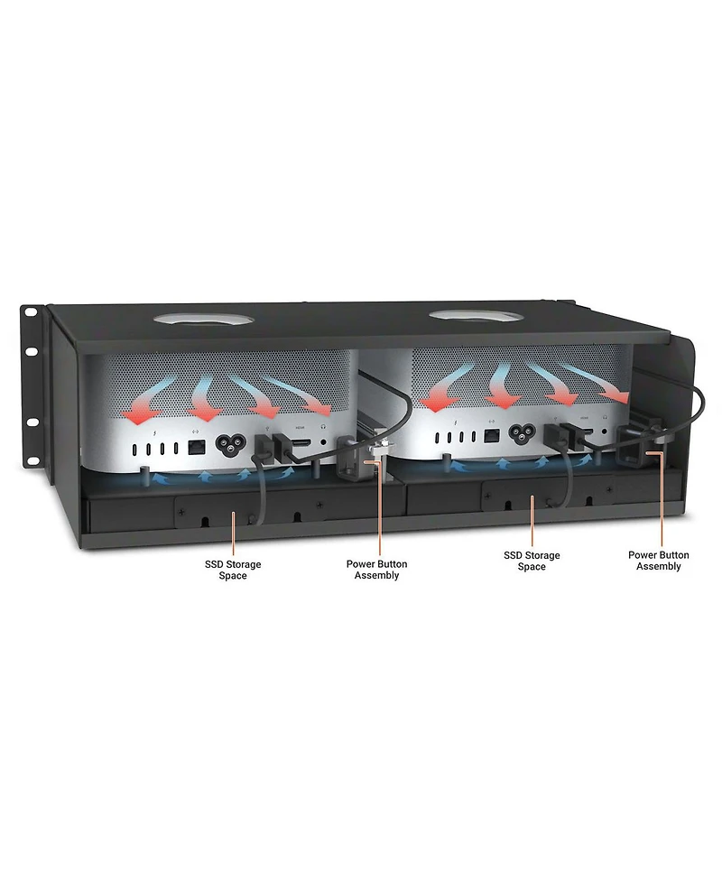 Sonnet RackMac Studio Pro 3U Rackmount Enclosure