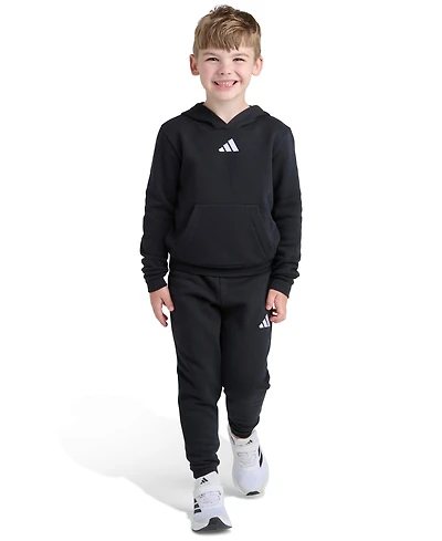 Adidas Toddler and Little Boys 2T-7 Two-Piece Long Sleeve Hoodie Joggers Set