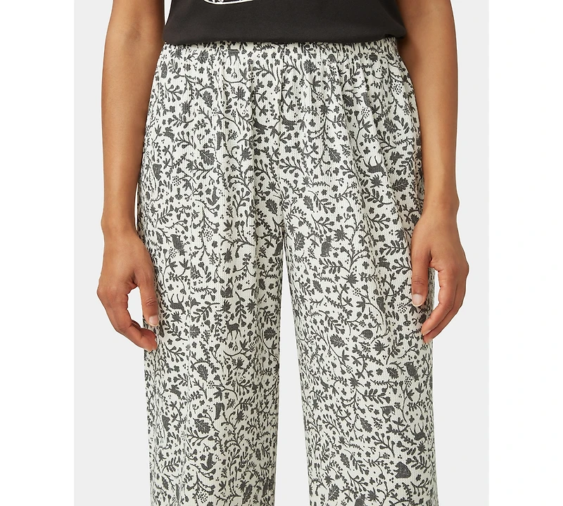 Hue Women's 2-Piece Embellished Short Sleeve Pajama Set