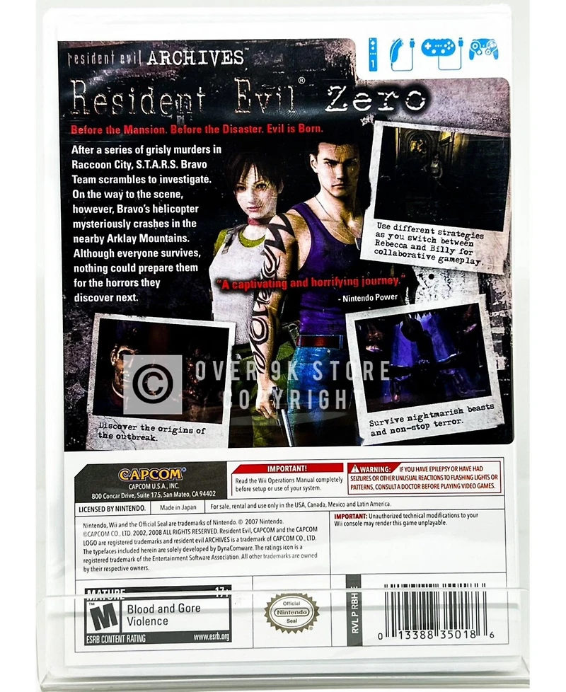 Capcom Resident Evil Archives: Resident Evil Zero