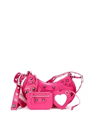 Pre-Owned Balenciaga Xs Le Cagole Giant Studs Shoulder Bag Leather