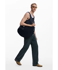 Desigual Men's Straight pants with washed effect