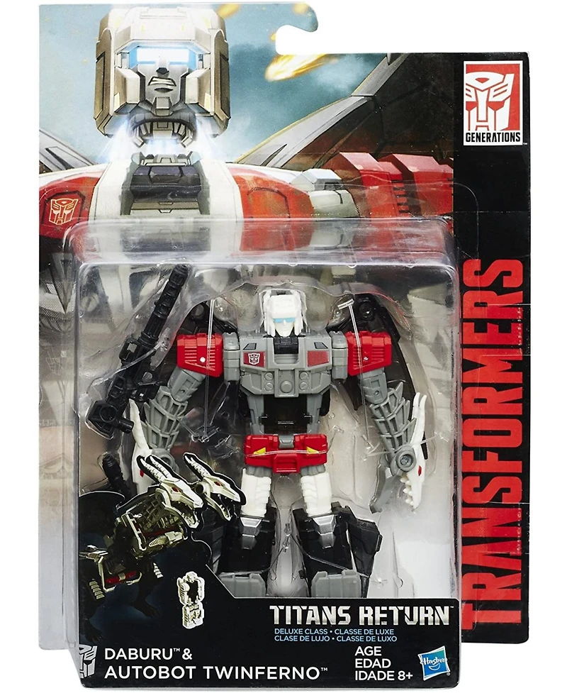 Twinferno with Daburu Deluxe Class | Transformers Generations Titans Return