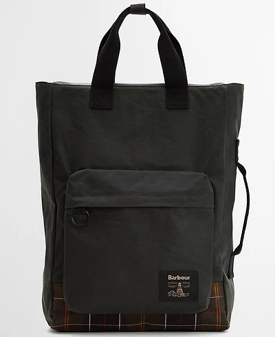 Barbour Men's Field Wax Zipper Large Backpack