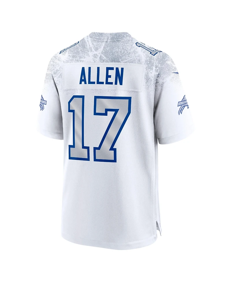 Nike Men's Josh Allen White Buffalo Bills Nfl Rivalry Game Jersey