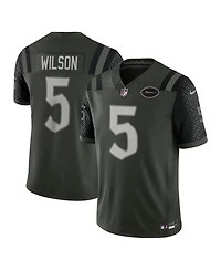 Nike Men's Garrett Wilson Green New York Jets Nfl Rivalry Limited Jersey