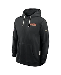Nike Men's Black San Francisco 49ers 2025 Nfl Rivalries Sideline Dri-Fit Hoodie