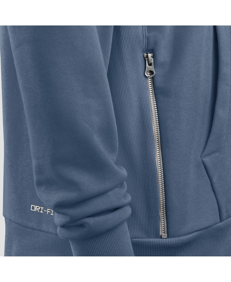 Nike Men's Blue New England Patriots 2025 Nfl Rivalries Sideline Dri-Fit Hoodie