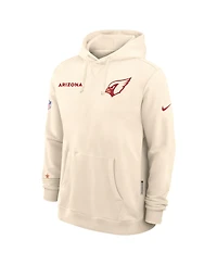Nike Men's Natural Arizona Cardinals 2025 Nfl Rivalries Sideline Dri-Fit Hoodie