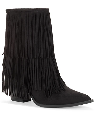 Wild Pair Women's Leonie Fringe Booties, Macy's Exclusive