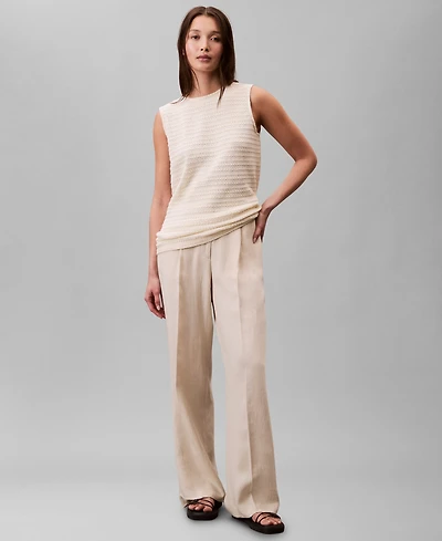 Calvin Klein Women's Crochet Mini Shift Dress