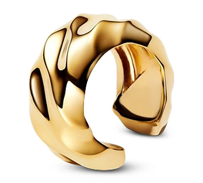 Pandora Rippled Cuff Earrings
