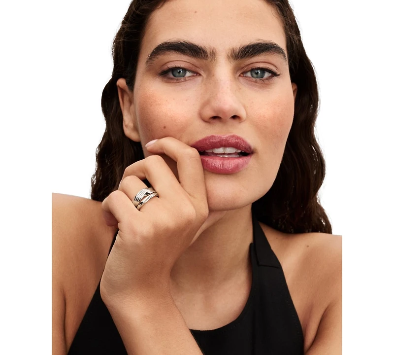 Pandora Twisted Double Ring