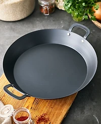 GreenPan Bobby Flay Carbon Steel 15" Paella Pan with Side Handles