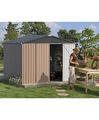 Aecojoy 8'x6' Outdoor Storage Shed