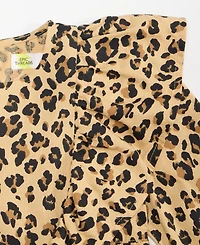 Epic Threads Girls Toddler 2T-4T Leopard Print Ruffle Dress, Macy's Exclusive