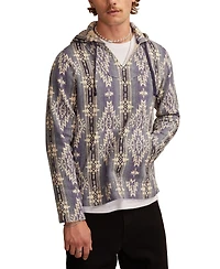 Lucky Brand Men's Long Sleeves Woven Jacquard Baja