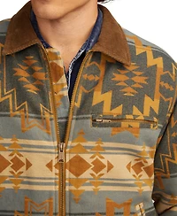 Lucky Brand Men's Jacquard Blanket Jacket