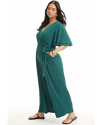 June + Vie Women's Wide-Leg Jumpsuit