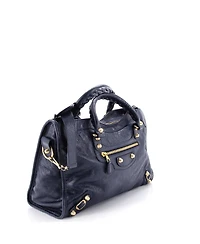 Pre-Owned Balenciaga Medium City Giant Studs Bag Leather