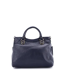 Pre-Owned Balenciaga Medium City Classic Metallic Edge Bag Leather