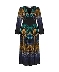 City Chic Women's Ayanna Decadence Maxi Dress