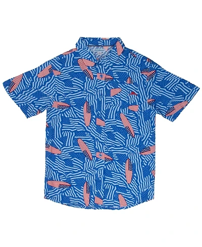 Tommy Bahama Little Boys Woven Button-down Short-sleeve Classic Button Down Shirt