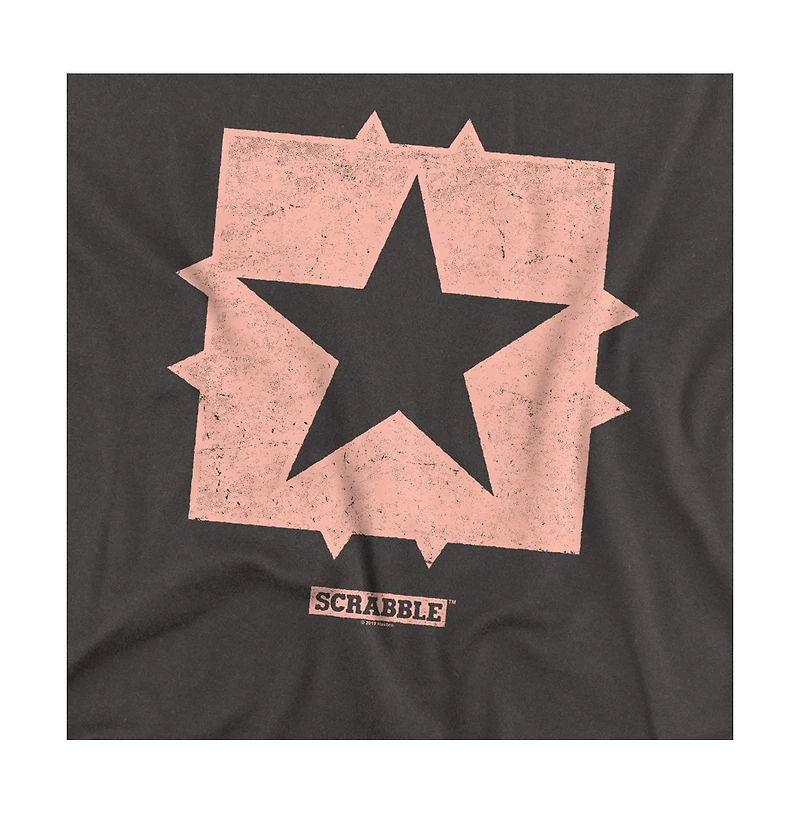 Logovision Men's Scrabble Middle Square Free Space T Shirt