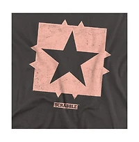 Logovision Men's Scrabble Middle Square Free Space T Shirt