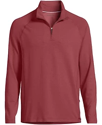 Lands' End Men's Long Sleeve Flex Performance Quarter Zip