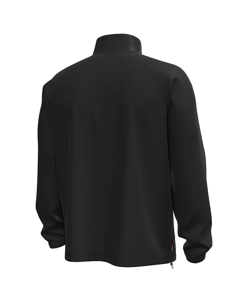 Under Armour Men's Black Wisconsin Badgers Unstoppable Woven Anorak Half-Zip Jacket