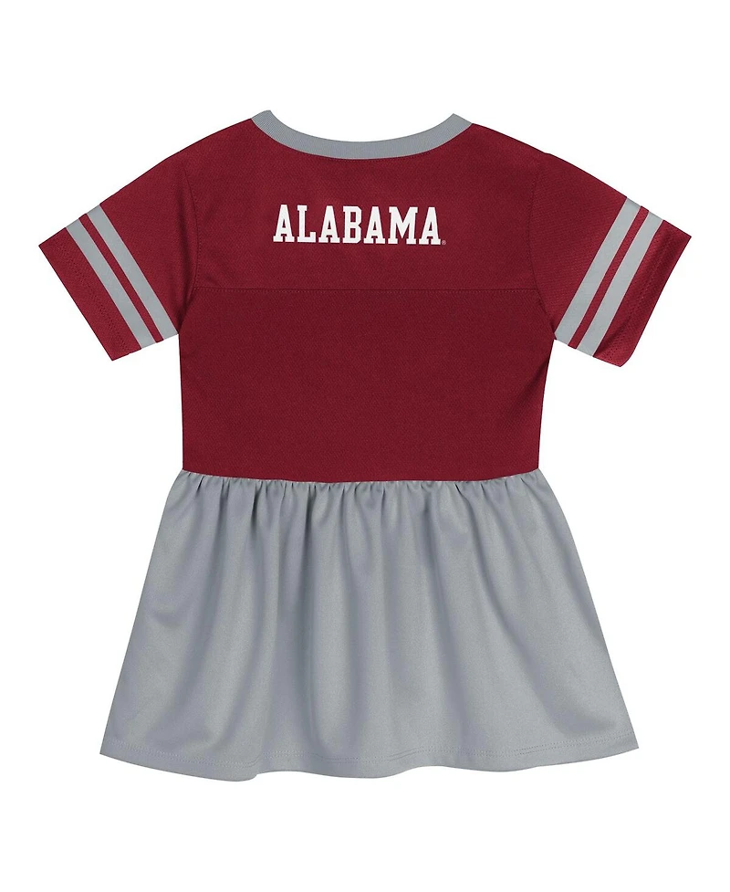 Outerstuff Toddler Red/Gray Alabama Crimson Tide Stadium Lights Fashion Jersey Dress