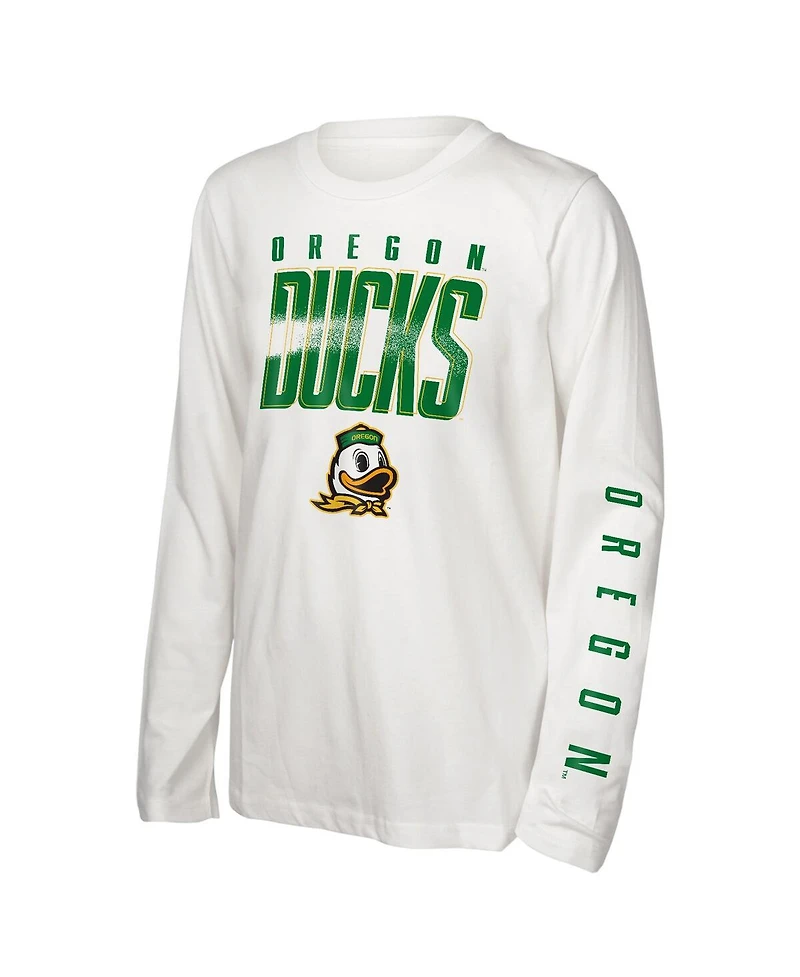 Outerstuff Big Boys and Girls 3-Pack Oregon Ducks The Mix T-Shirt Combo Set