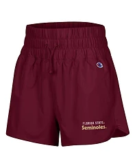 Champion Women's Garnet Florida State Seminoles Tailgate Her Woven Shorts