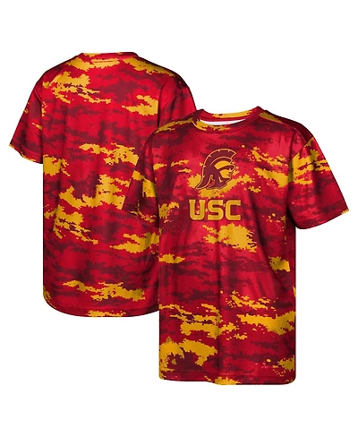 Outerstuff Big Boys and Girls Cardinal Usc Trojans Scrimmage Sublimated T-Shirt