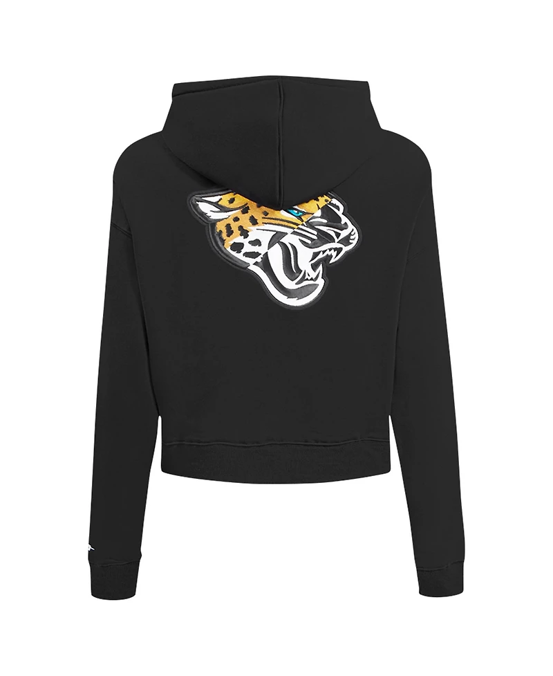 Pro Standard Women's Black Jacksonville Jaguars Split Logo Full-Zip Hoodie