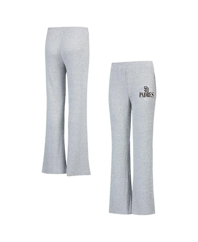 Concept Sport Women's Gray San Diego Padres Juniper Rib Knit Flare Sleep Pants